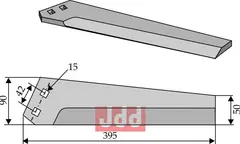 Kniv for roeoptager Barigelli