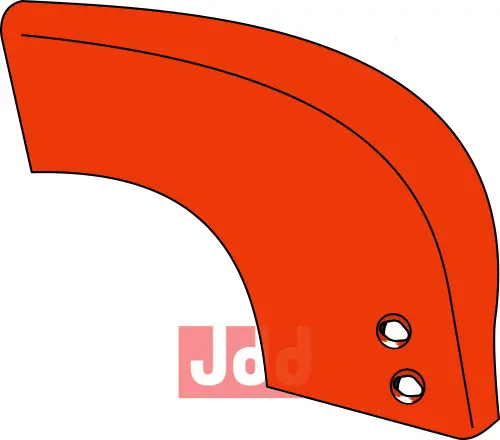 Forplogmoldplate - høyre - JDD Utstyr