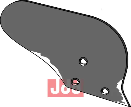 Forplogmoldplate ZGC - høyre - JDD Utstyr