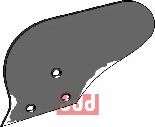 Forplogmoldplate ZGC - venstre - JDD Utstyr