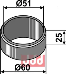 Plastikk foring - 25