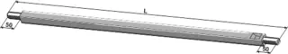 Firkantet aksel 1720 - M27x2