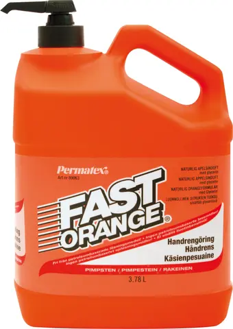 Permatex Fast Orange h&#229;ndrengj&#248;ring 3,8L Kraftfull Rengj&#248;ring