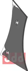 Bryst-plate - h&#248;yre Gr&#233;goire Besson