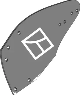 Moldboard TRIPLEX til Grégoire Besson Körper Typ B2-Nr.8AR8HLM