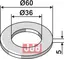 Skive Ø60x5xØ36 Amazone
