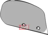 Forplogmoldplate - høyre Agrolux/Massey Ferguson/Överum