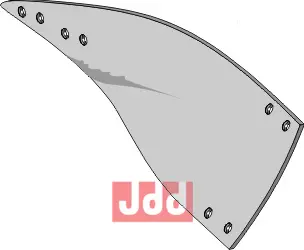 Moldplate - høyre Agrolux/Massey Ferguson/Överum