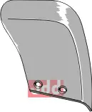 Forplogmoldplate - h&#248;yre Agrolux/Massey Ferguson/&#214;verum