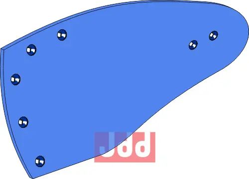 Moldplate HRP-295OL - venstre - JDD Utstyr