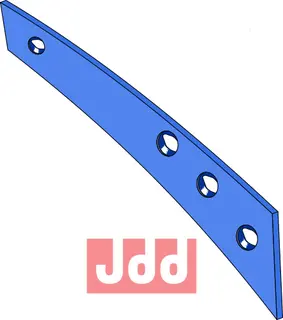 Moldboard slat til Rabe Streichblech SRP330W1, høyre