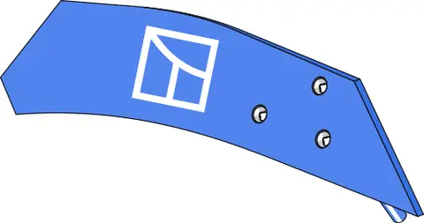Halmskreller høyre Til Plogkropp Typ DG-5 / DG-51U / DG-52