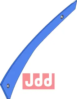 Moldboard slat SRP358RL3 til Rabe Hullavstand 735 mm, venstre