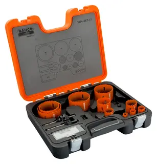 Sandflex&#174; hullsagsett i bimetall 16-86 mm – 13 deler, Bahco