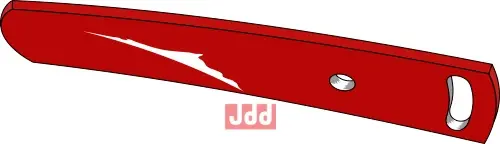 Moldplate forlænger - høyre - JDD Utstyr