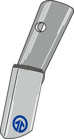 Gåsefotskjær 44x6 mm Til Serie 410