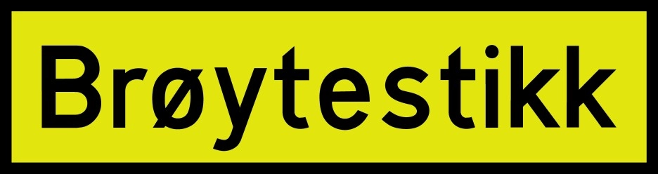 Brøytestikk Underskilt (808.725) Klasse 3 Refleks for sperrepanel