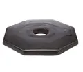 Gummifot for trafikksylinder, Ø37 cm 6,5 kg