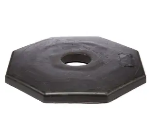 Gummifot for trafikksylinder, Ø37 cm 6,5 kg