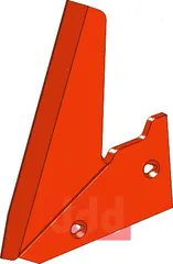 Landsidekniv - h&#248;yre Niemeyer