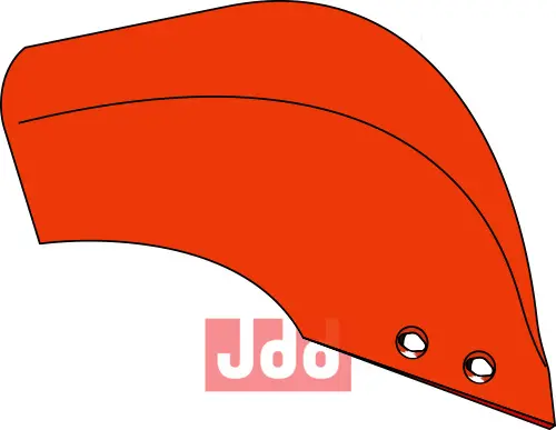 Forplogmoldplate R3a - høyre - JDD Utstyr