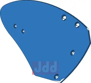 Moldboard NK40HR til Frost Hullavstand 76-87-160-130 mm