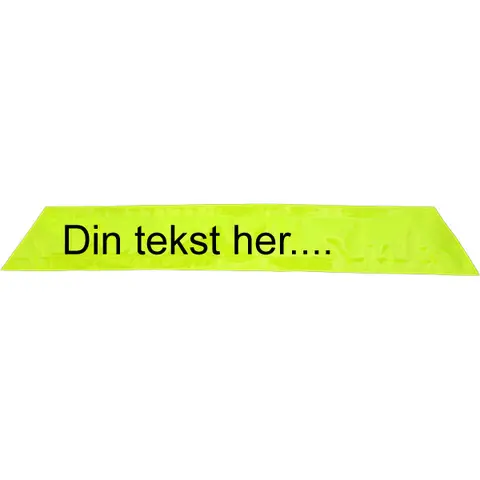 "Kantslått 0,1-2 km" underskilt Underskilt foldeskilt med borrelåsfeste