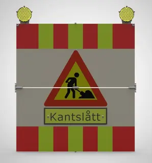 Varselpanelramme 1600 LED Lamper, uten feste