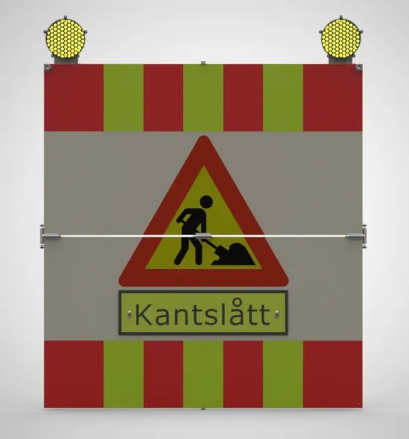 Varselpanelramme 1600 LED Lamper, uten feste 