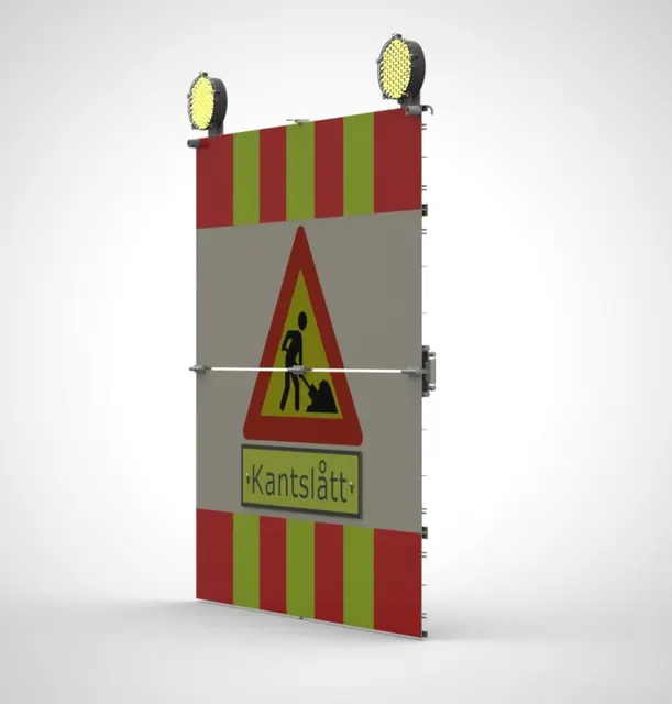 Varselpanelramme 1600 LED Lamper, uten feste 