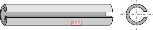 Hulllspendstift Ø14x80 - JDD Utstyr