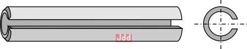 Hulllspendstift Ø10x80 - JDD Utstyr