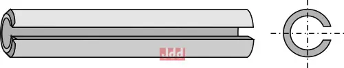 Hulllspendstift Ø8x60 - JDD Utstyr