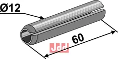 Hulllspendstift Ø12x60