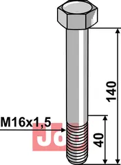 Bolt M16x1,5x140 - 10.9