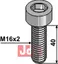 Umbraco bolt M16x2x40 - 10.9