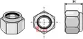 Låsemutter - M22x1,5 - 10.9