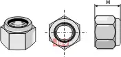 Låsemutter - M22x1,5 - 10.9