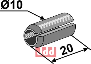 Hulllspendstift Ø10x20