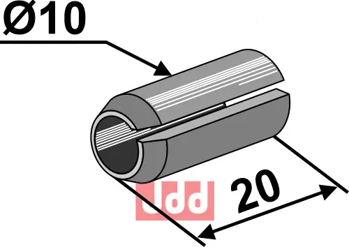 Hulllspendstift Ø10x20 - JDD Utstyr