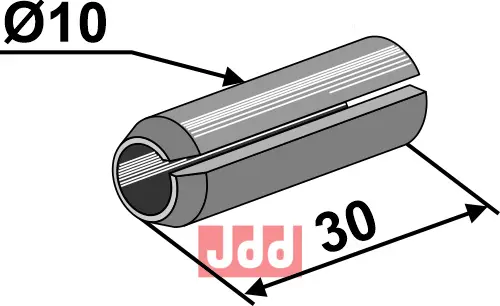 Hulllspendstift Ø10x30 - JDD Utstyr