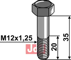 Bolt M12x1,25x35 - 12.9