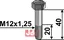 Bolt M16x1,5x40 - 8.8