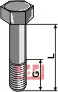 Bolt M12x1,5x43 - 12.9