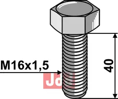 Bolt M16x1,5x40 - 10.9