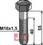 Bolt M16x1,5x55 - 10.9