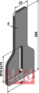 Avskraper Strom/Bednar