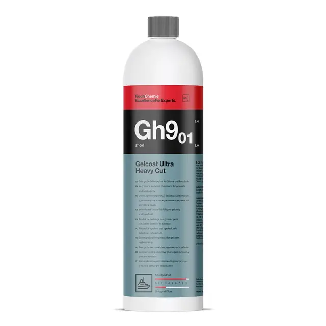 KochChemie Gelcoat Ultra Heavy Cut Gh9.0 Gh9.01 1L 