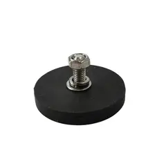 Kraftig gummiert magnet 42 kg styrke M10 Stort bruksområdet | Med M10 bolt tapp