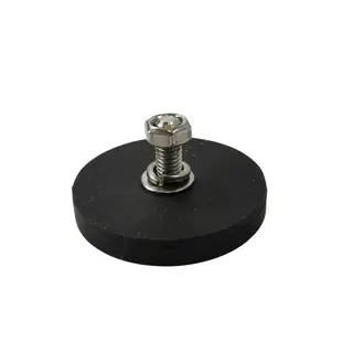 Kraftig gummiert magnet 42 kg styrke M10 Stort bruksområdet | Med M10 bolt tapp